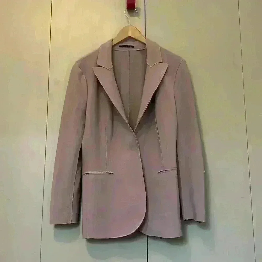 Raw  edge blazer
